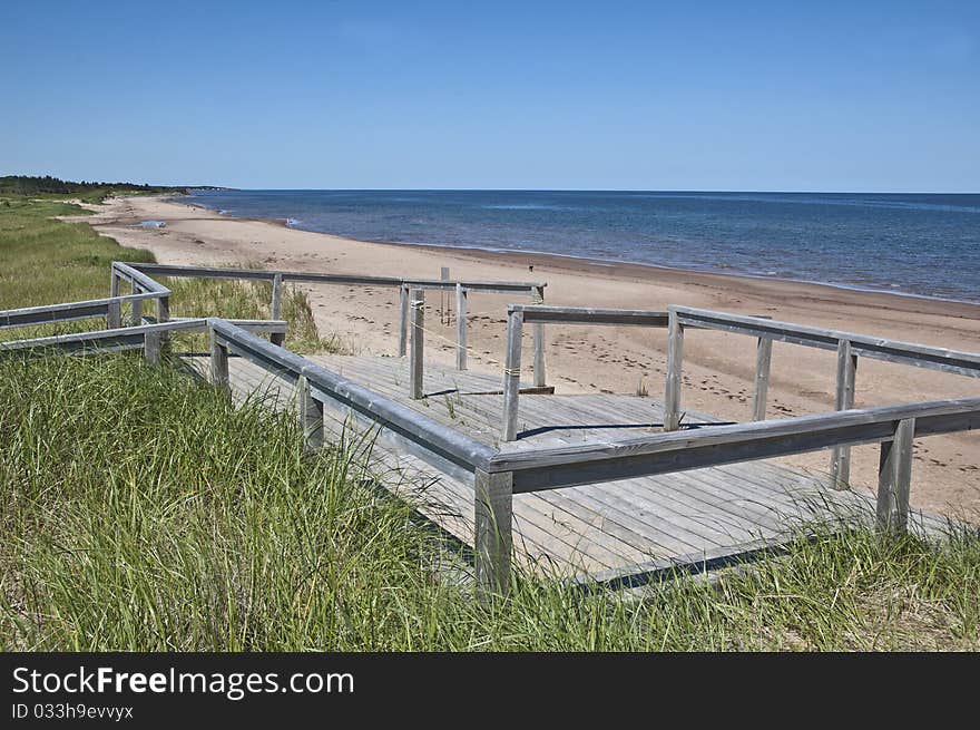 This was a very sturdy deck to view the sand dunes. This was a very sturdy deck to view the sand dunes.