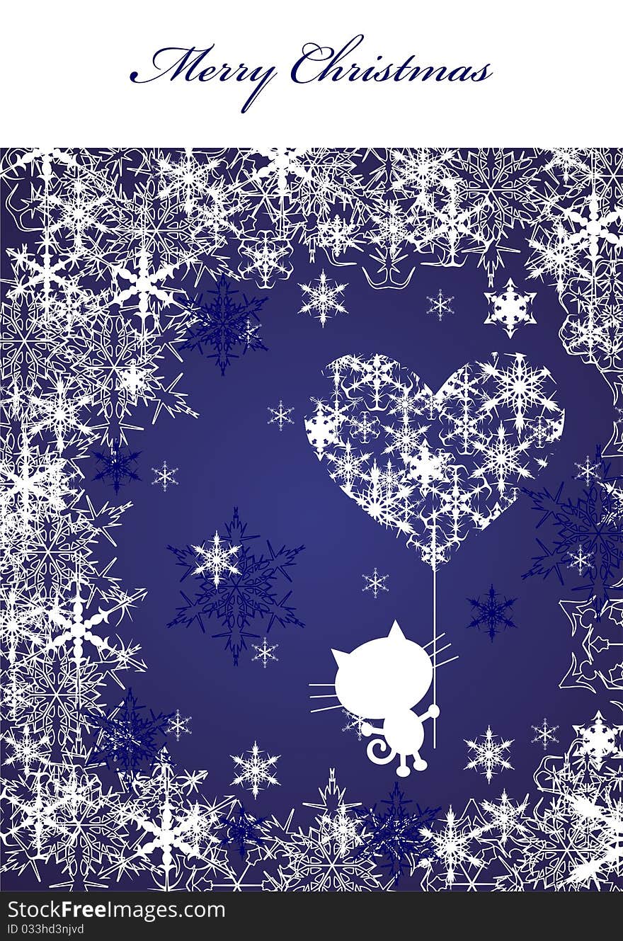 Snowflake wintermerry christmas, background, snow