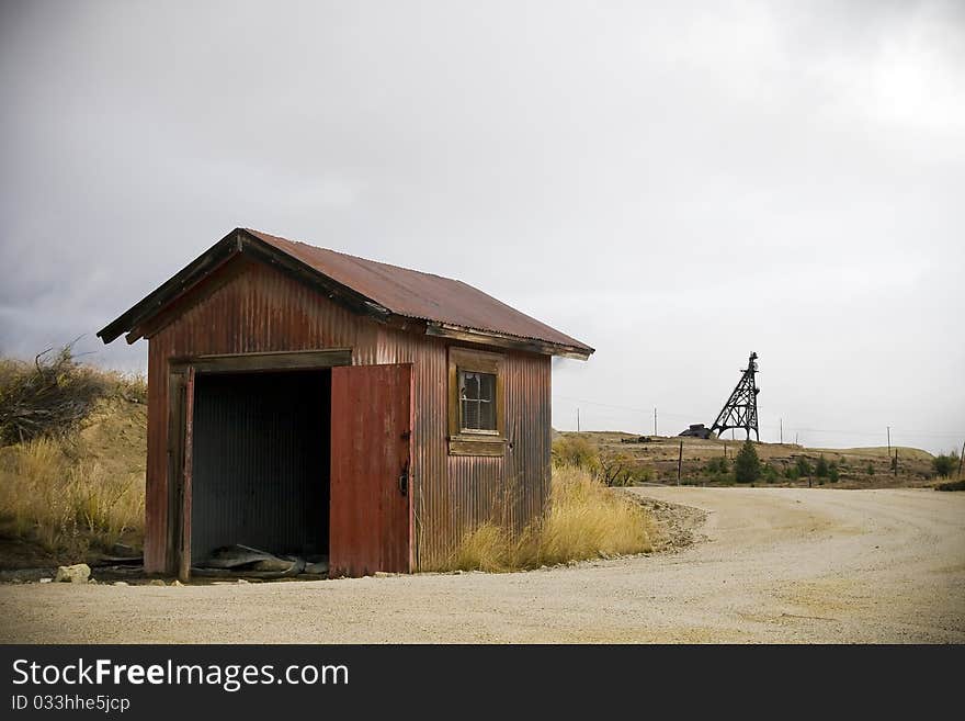 Old Storage Shed at Abandoned Mine