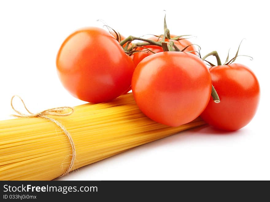 Italian spaghetti with tomatoes