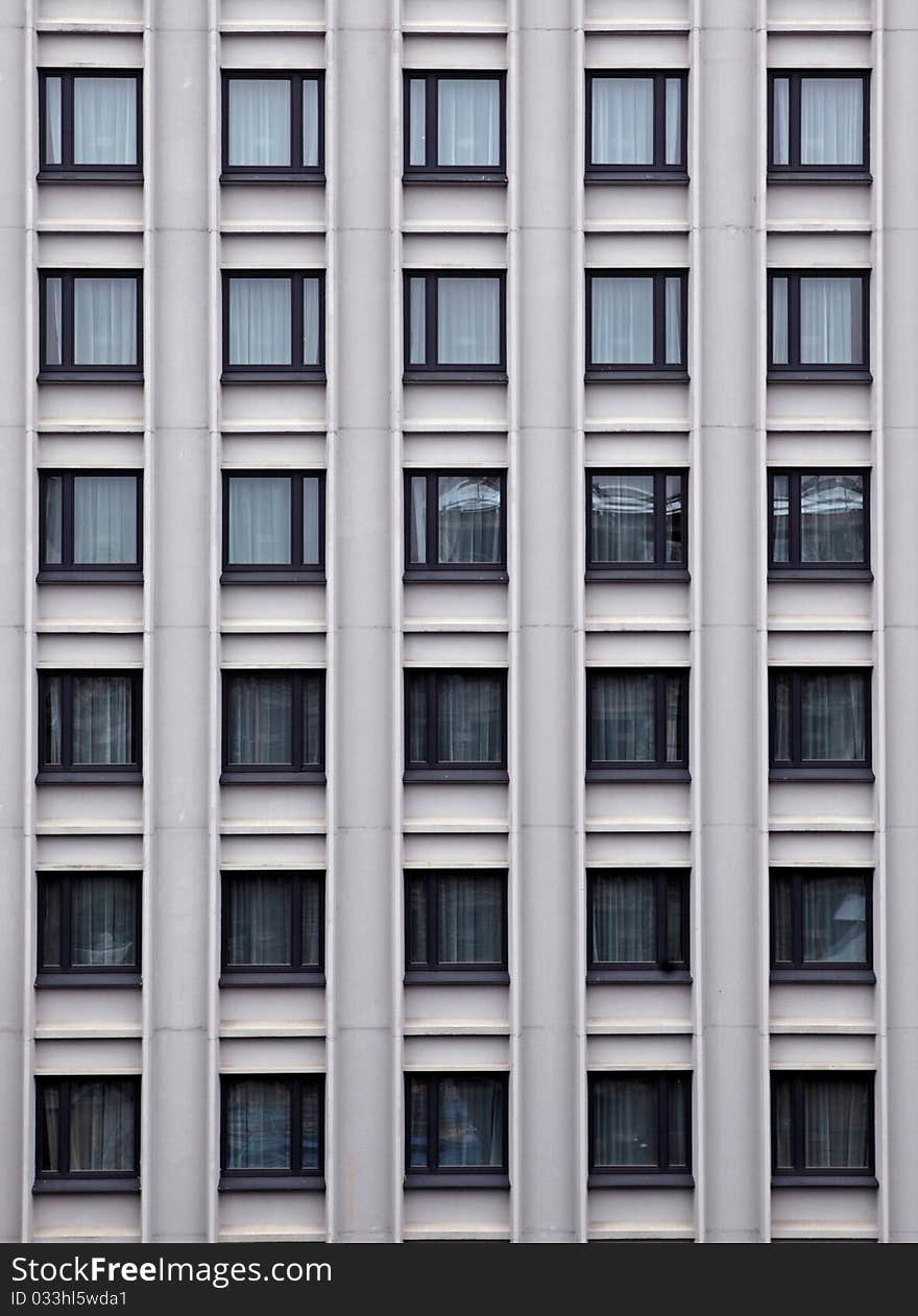 A windows in the sunny day