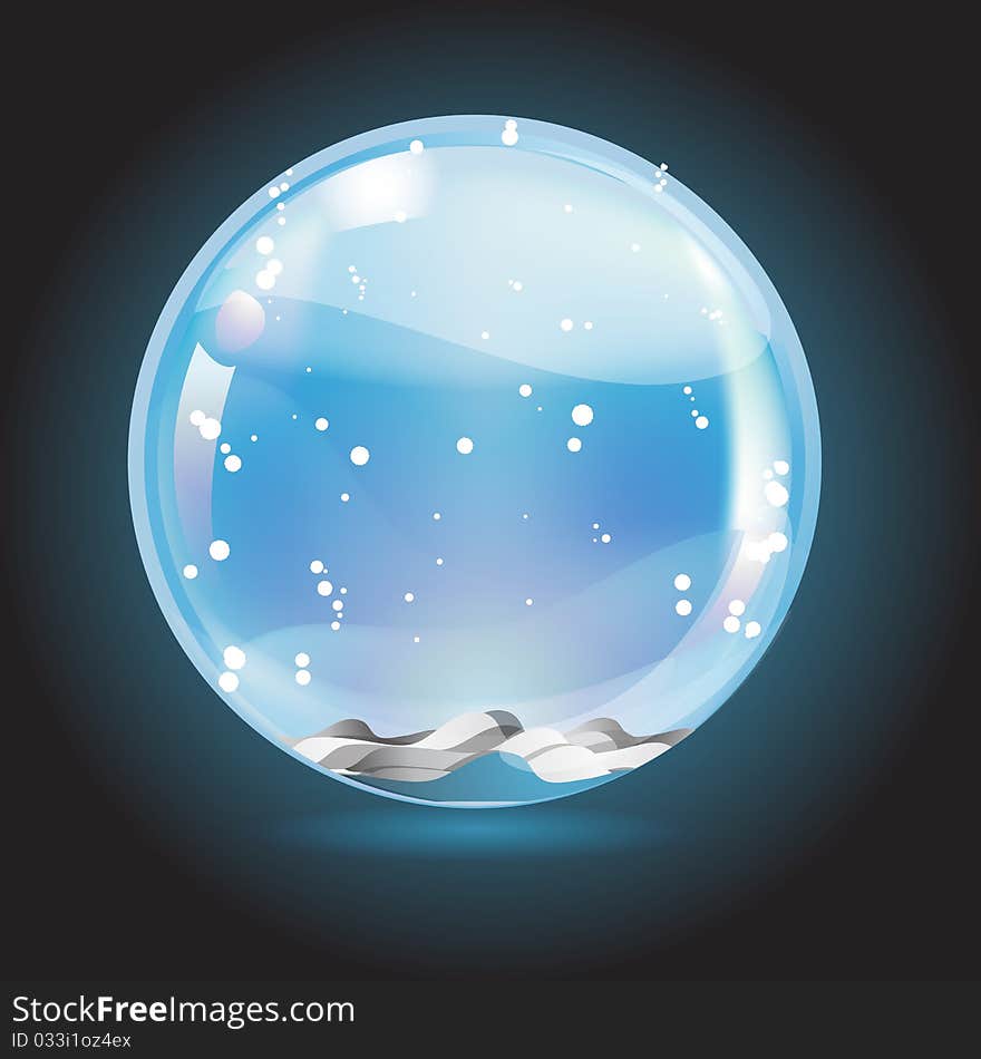 Christmas Crystal Snow Ball