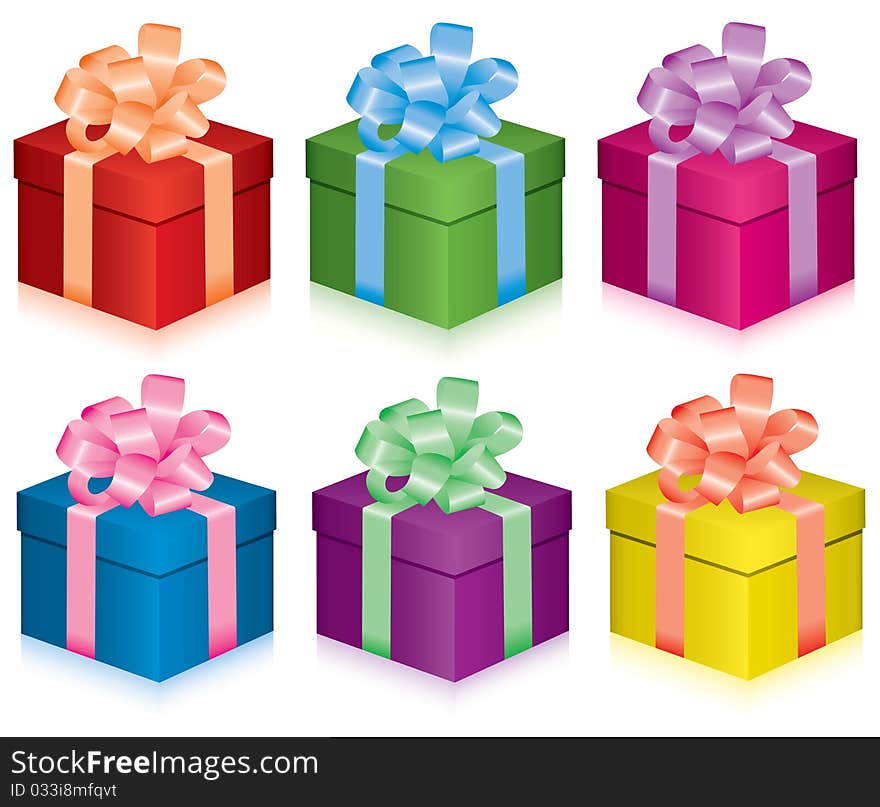 Colorful gift boxes