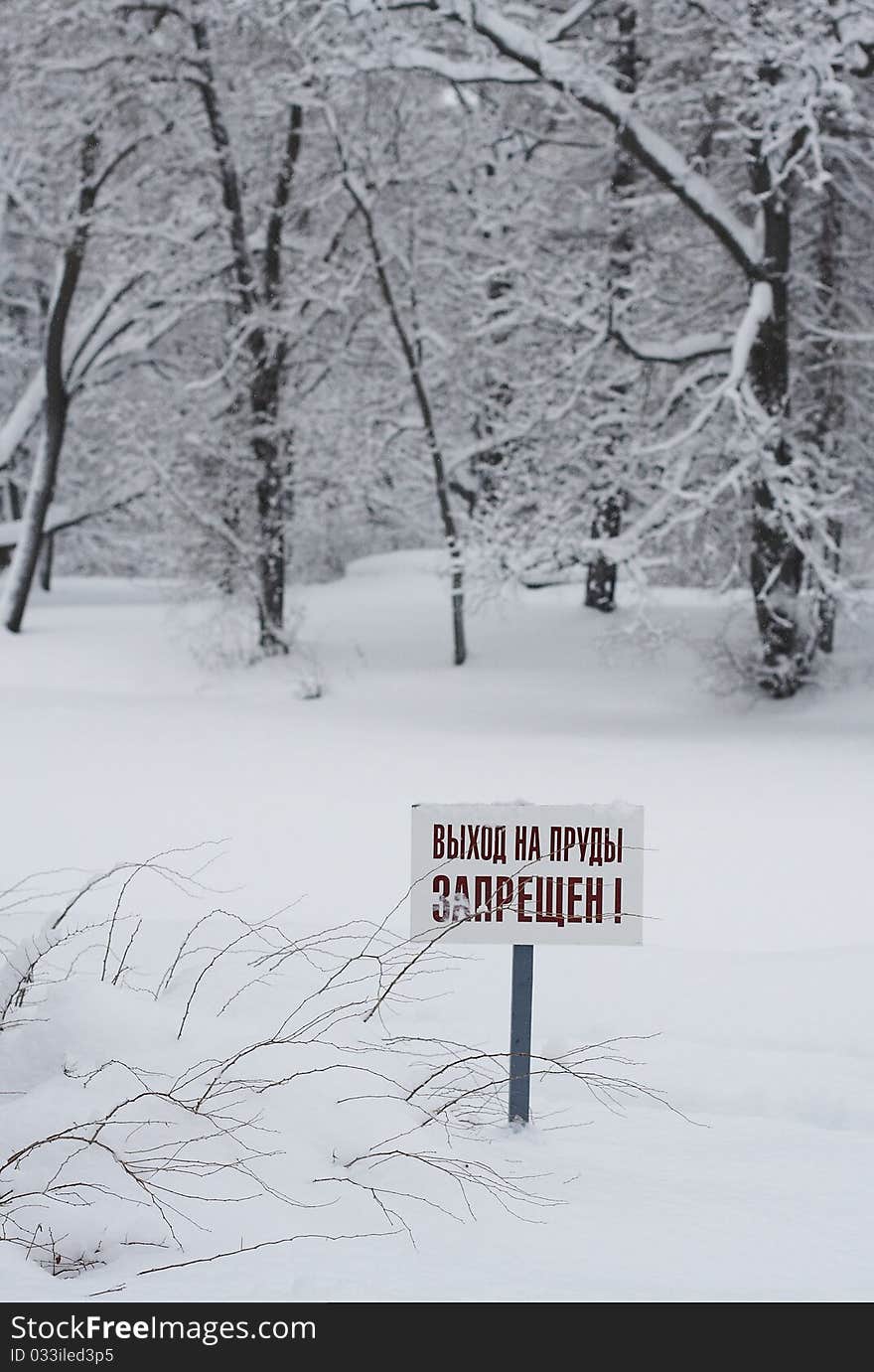 Sign in forest