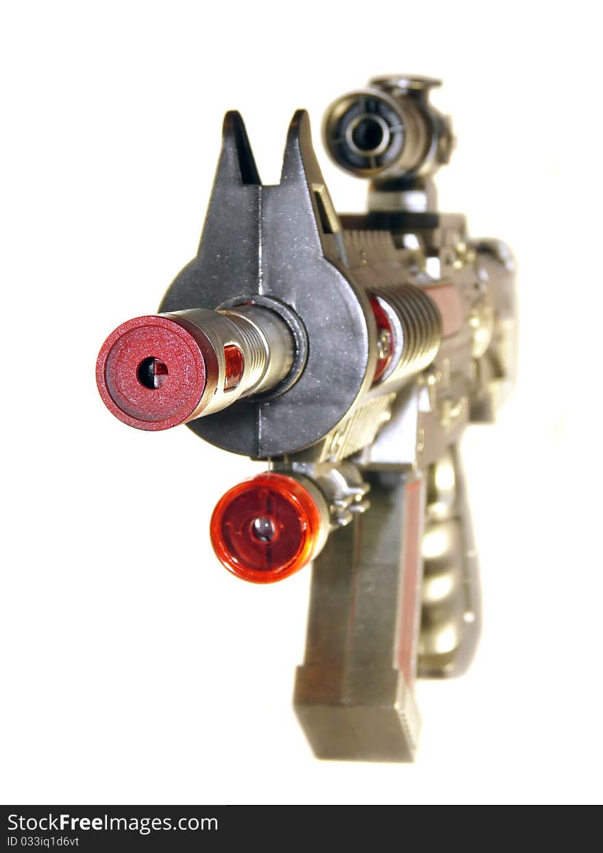 Pistol, A Toy For Children Isolated