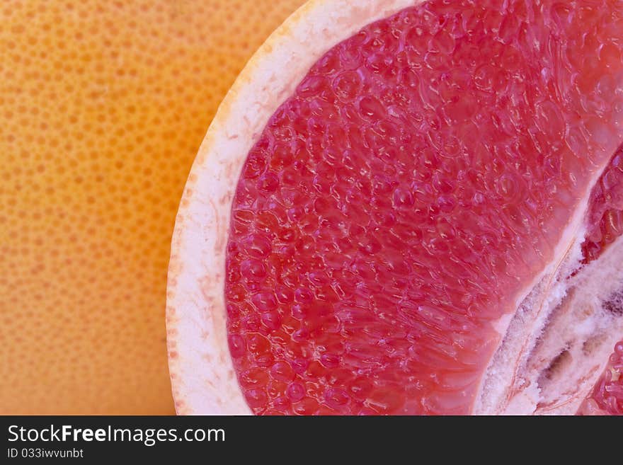 Red Grapefruit Background