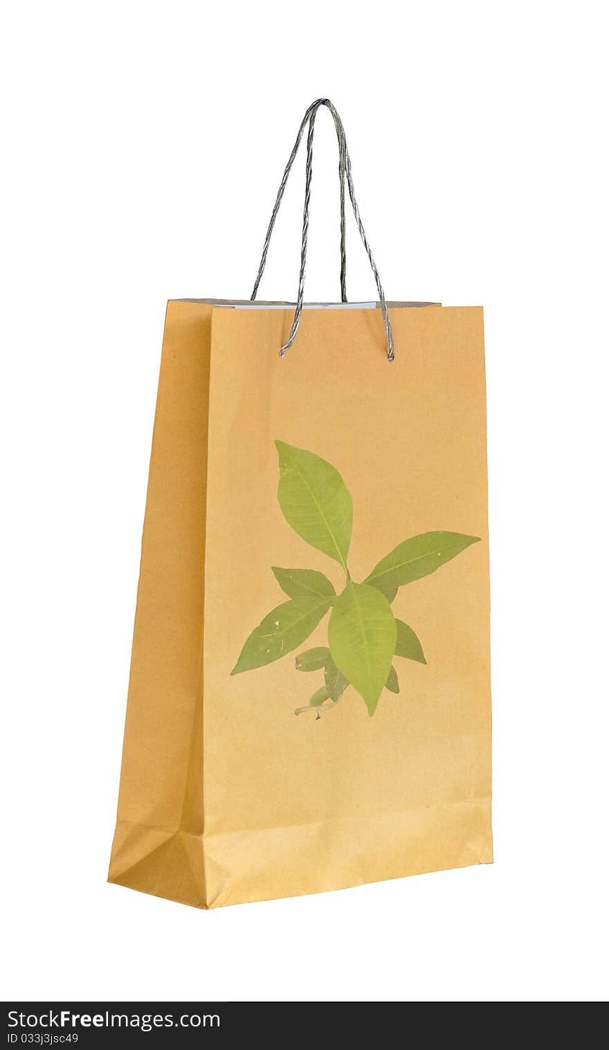 Concept picture of recycle paper bag