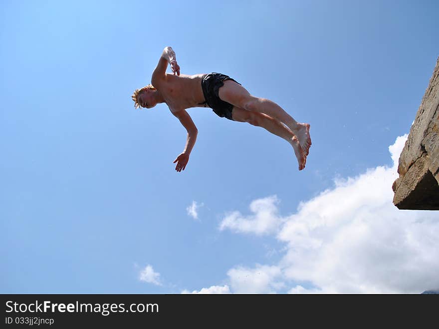 Man jumping