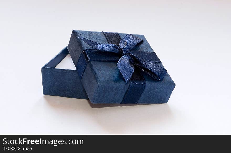 Gift box blu for feasts