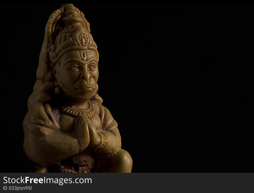 Hanuman, The Hindu Monkey God of Strength. Hanuman, The Hindu Monkey God of Strength