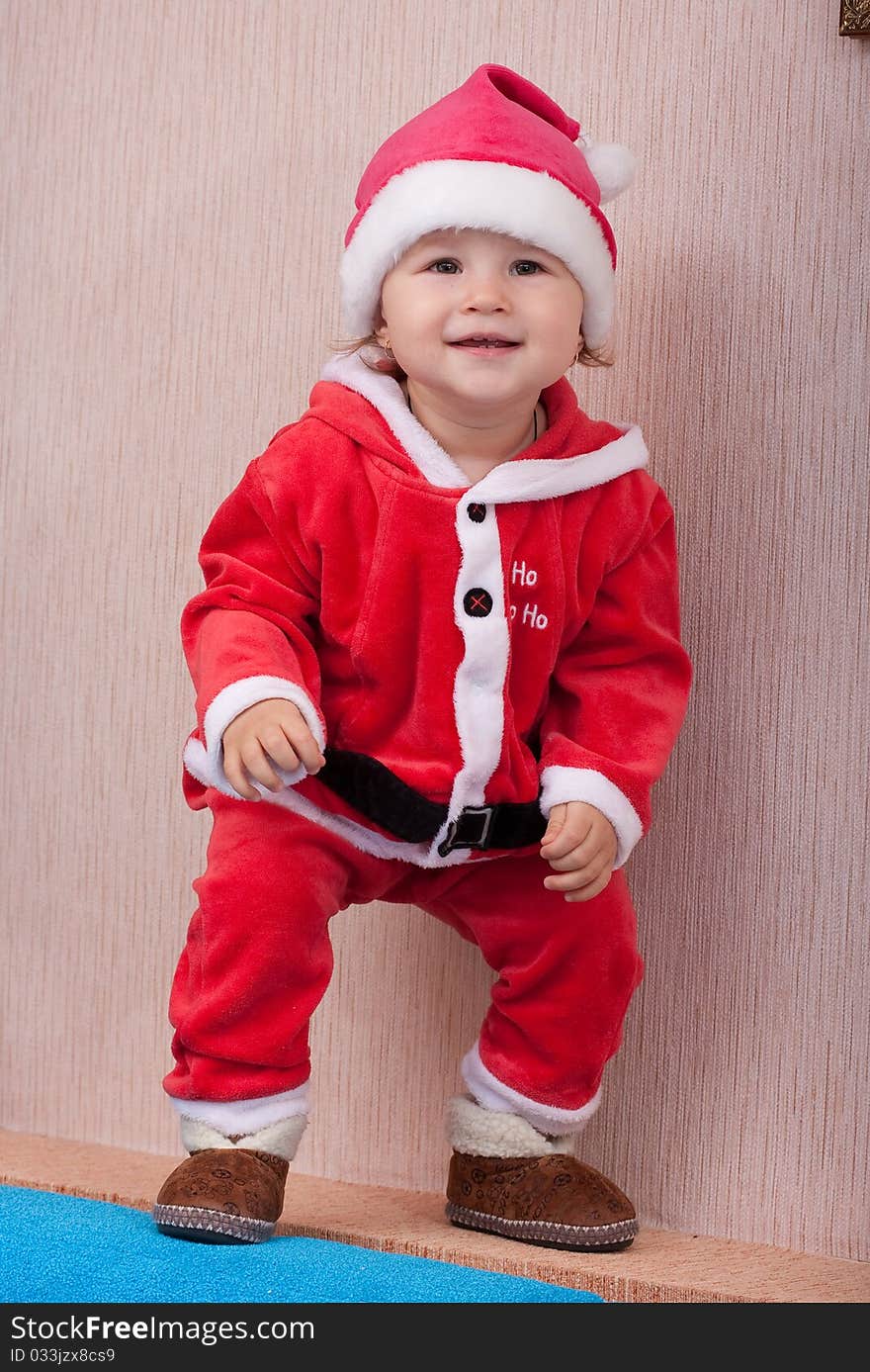 The Laughing Child Santa Claus