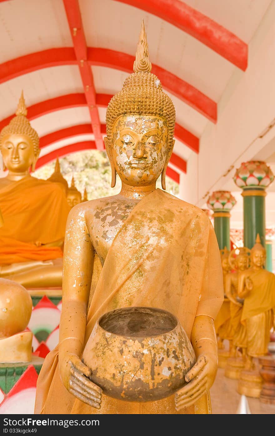 Buddha statue in Buddhist church, Thailand. Buddha statue in Buddhist church, Thailand