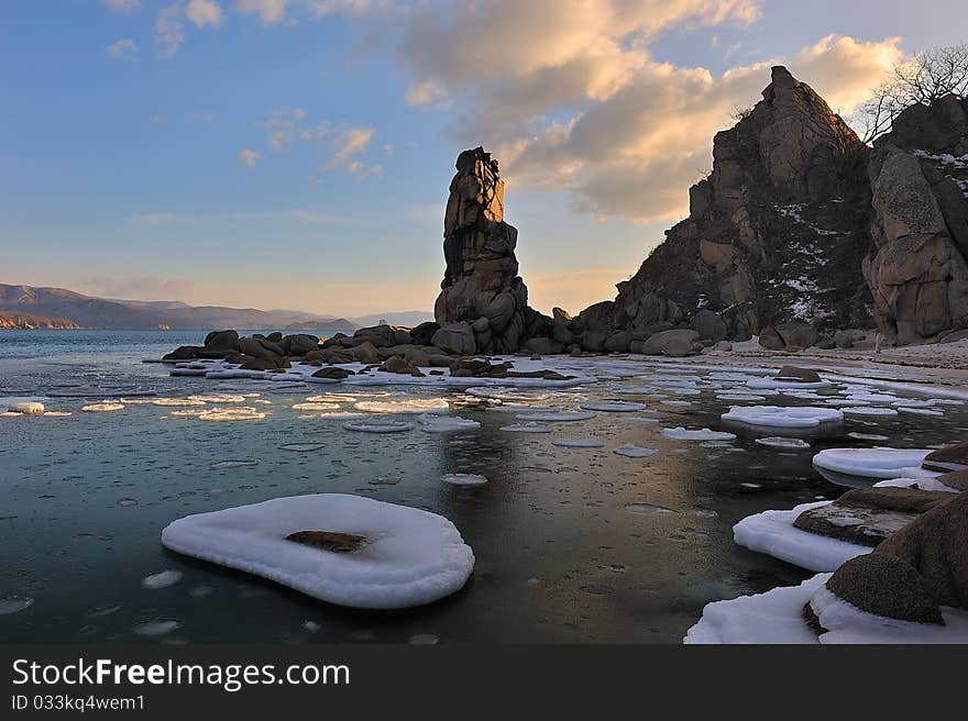 Seascape. Far East of Russia. Japan Sea. Seascape. Far East of Russia. Japan Sea.