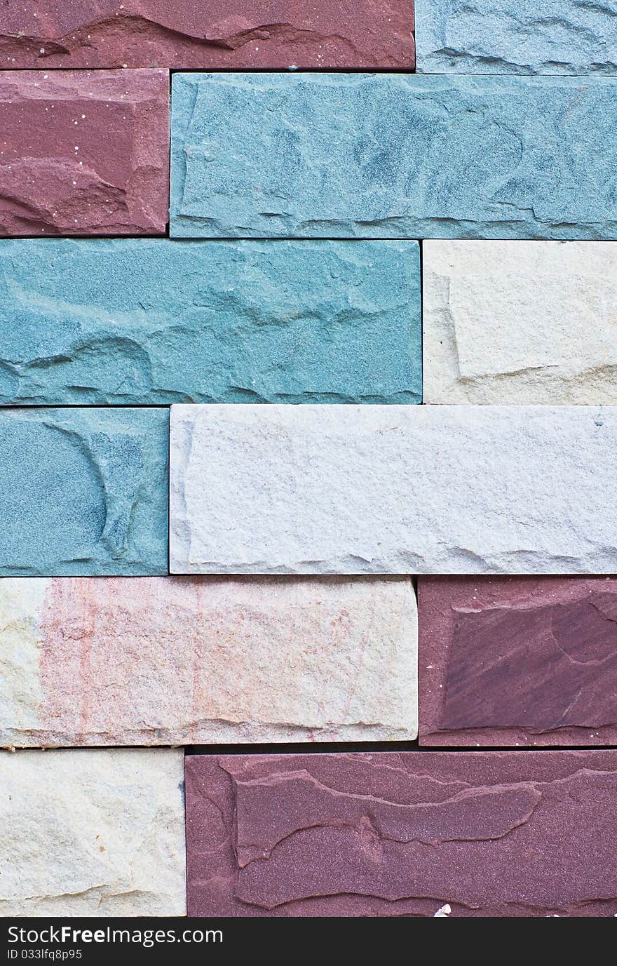 Close up Brick wall texture