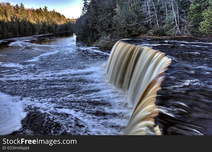 Northern Michigan UP Waterfalls Upper Peninsula Autumn Fall Colors Tahquamenon Falls