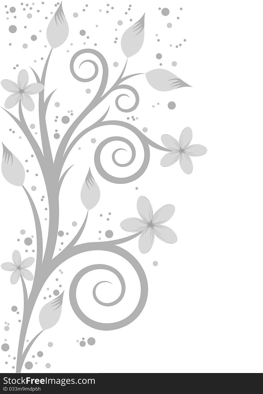 Background with floral ornament for Your design. Background with floral ornament for Your design