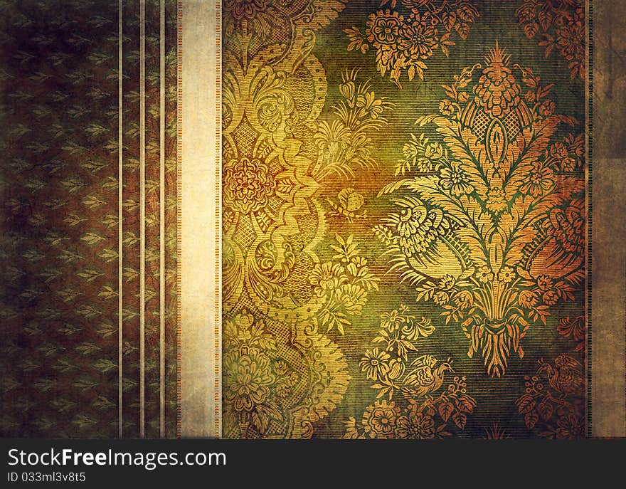 Grunge vintage background with place for text