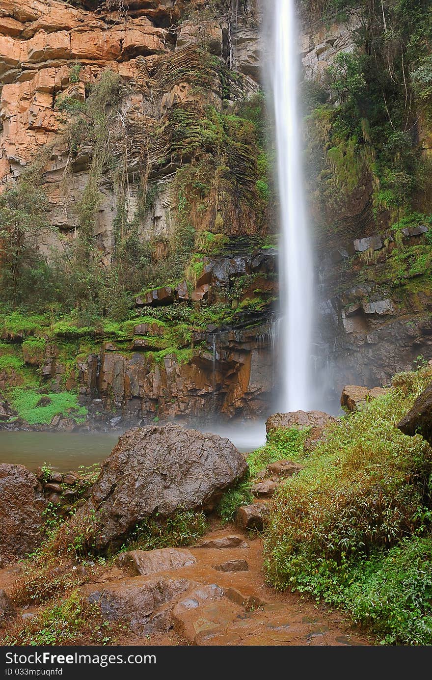 Lone creek waterfall