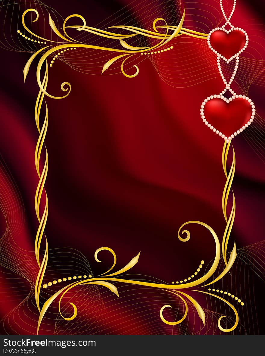 Background by the Valentine s day