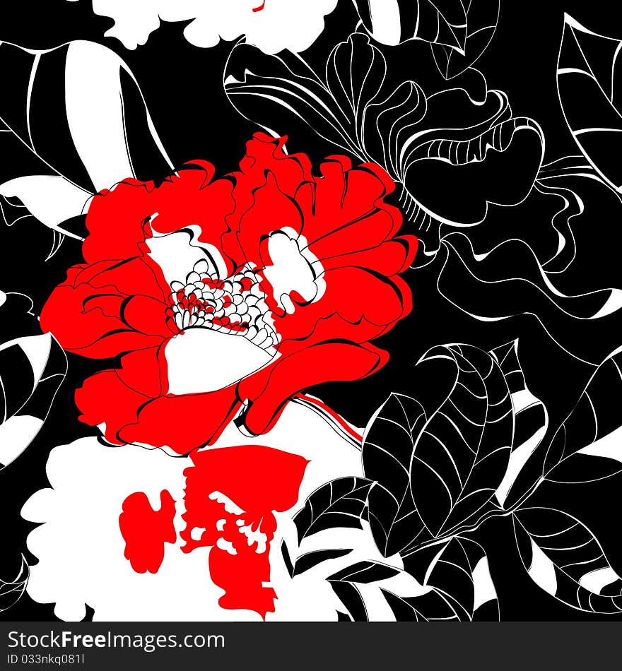 Seamless Floral Background