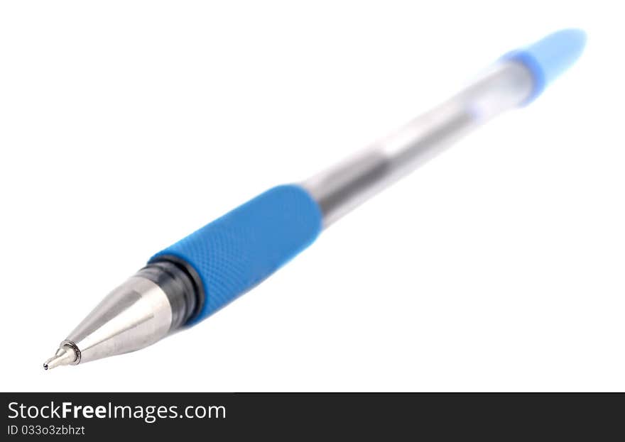 Pen on a white background