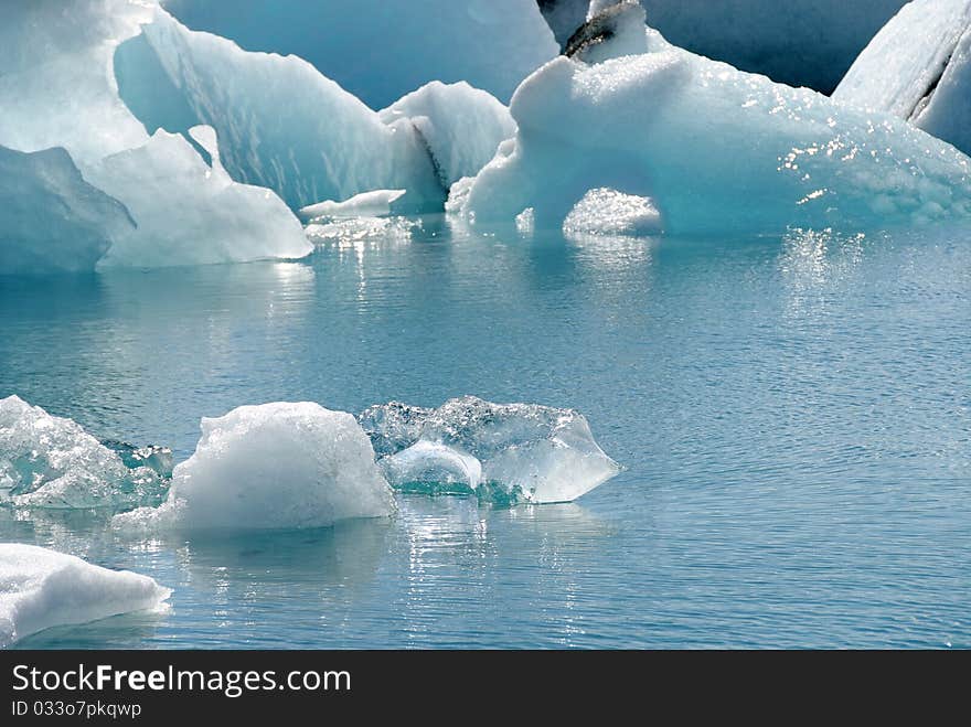 Jokulsarlon lake in Iceland