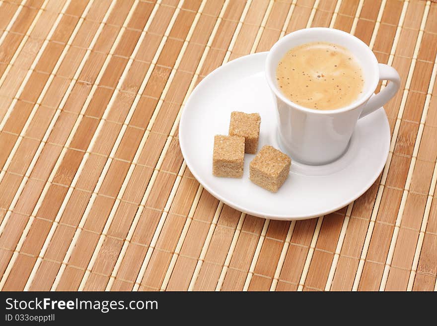 Coffee cup on the table