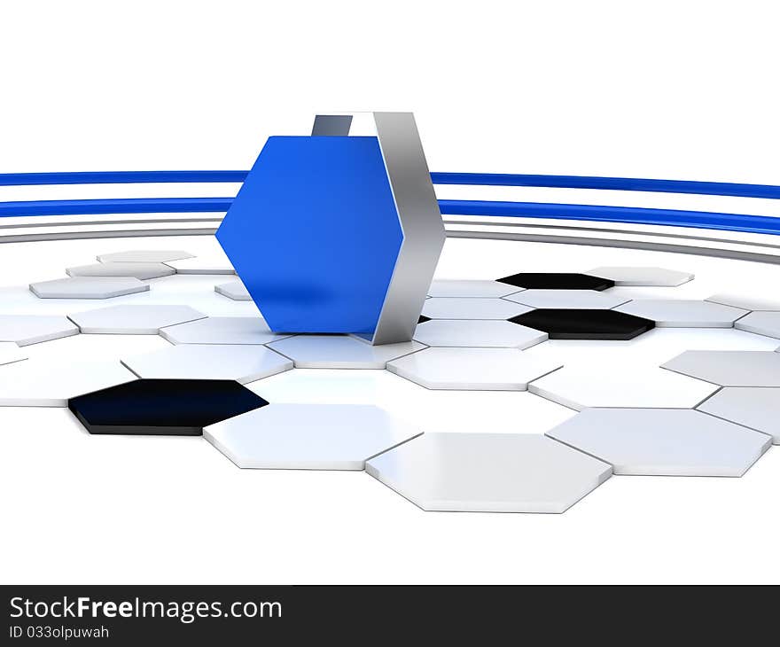 3d abstract background. Rendering image