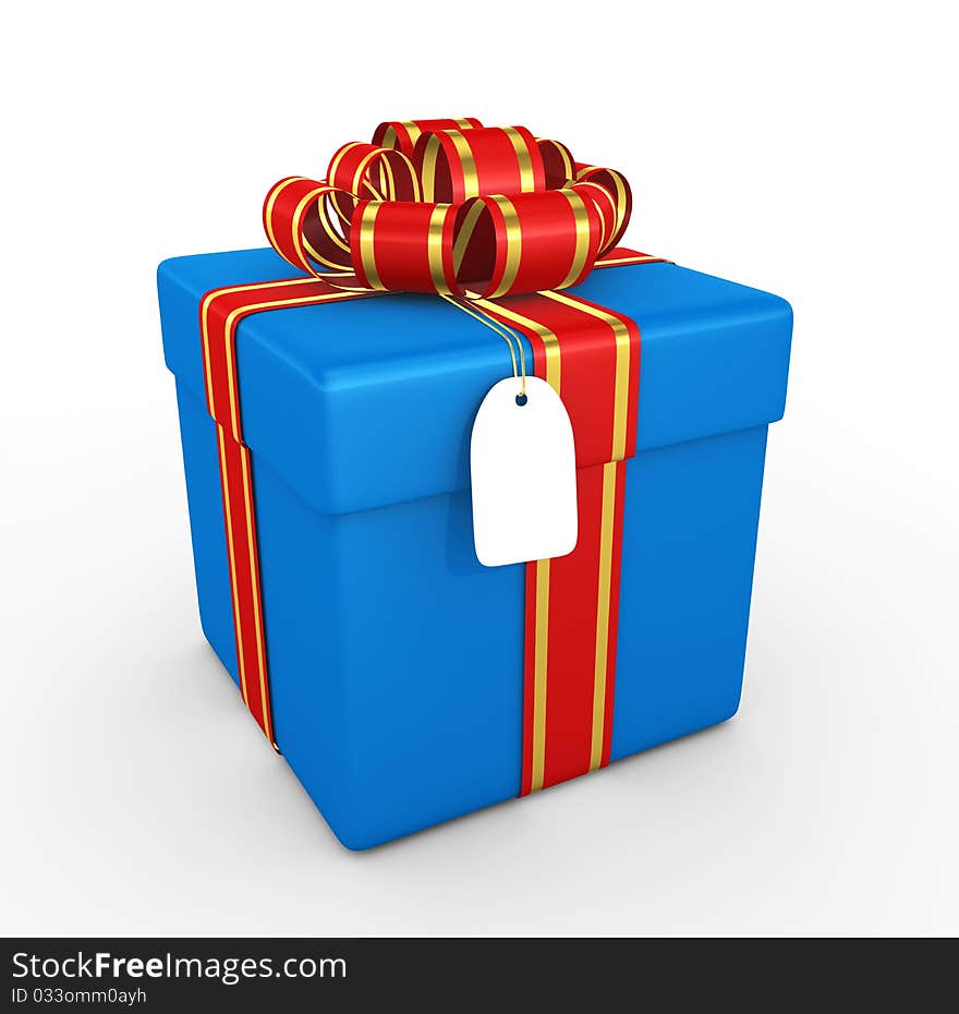 Gift Box - 3d Render