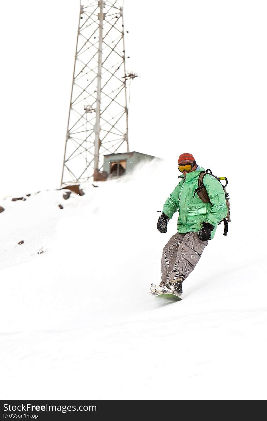 Freerider on the slope