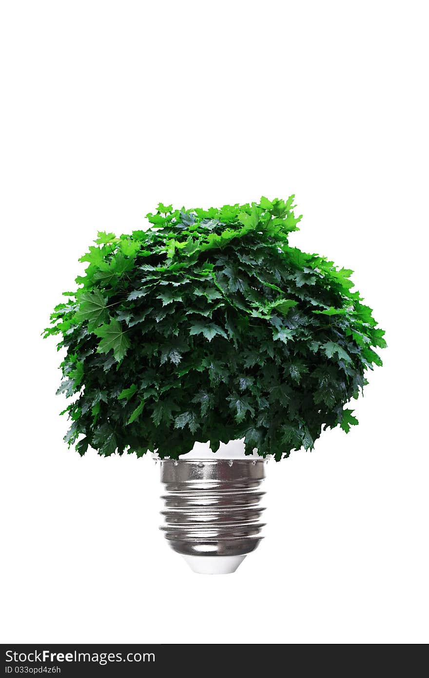 Eco energy concept. green energy