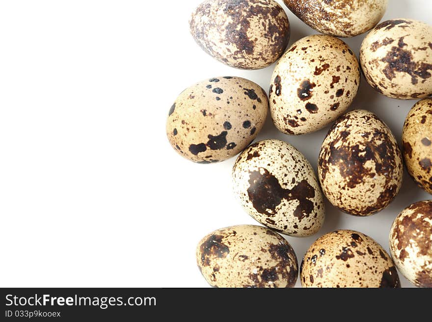 Quail Egg Background