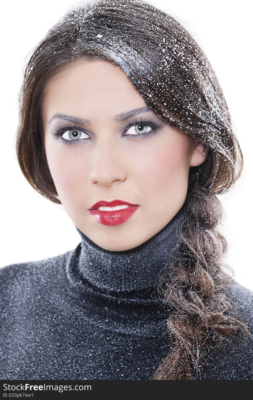 Sexy winter makeup