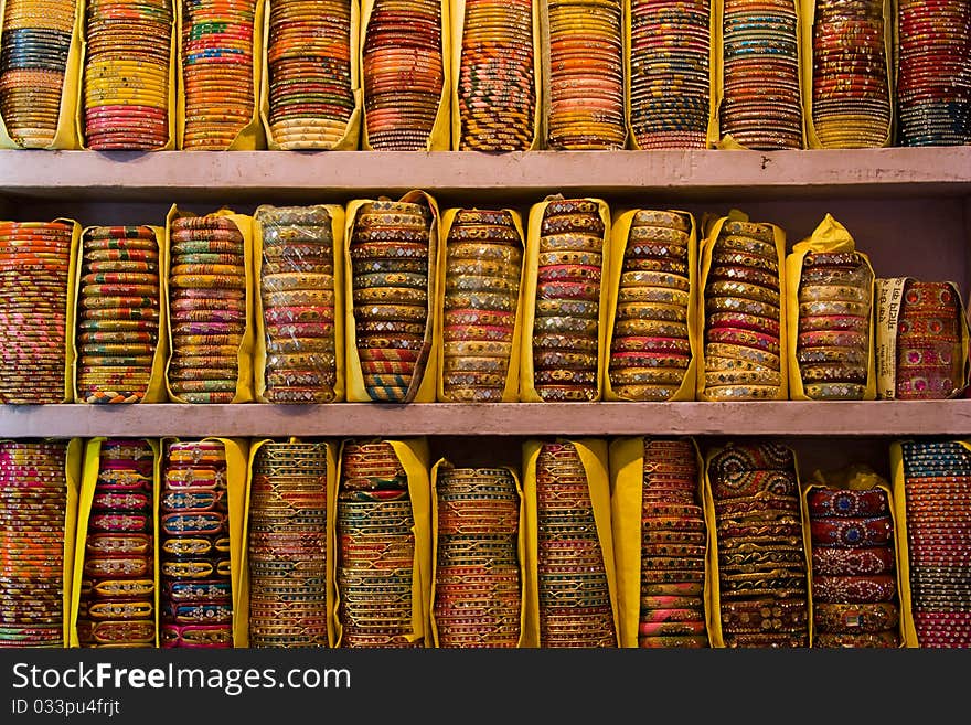 Many indian bracelets