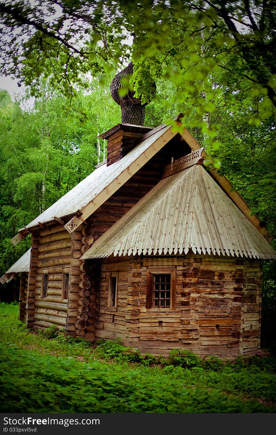 Russian log house