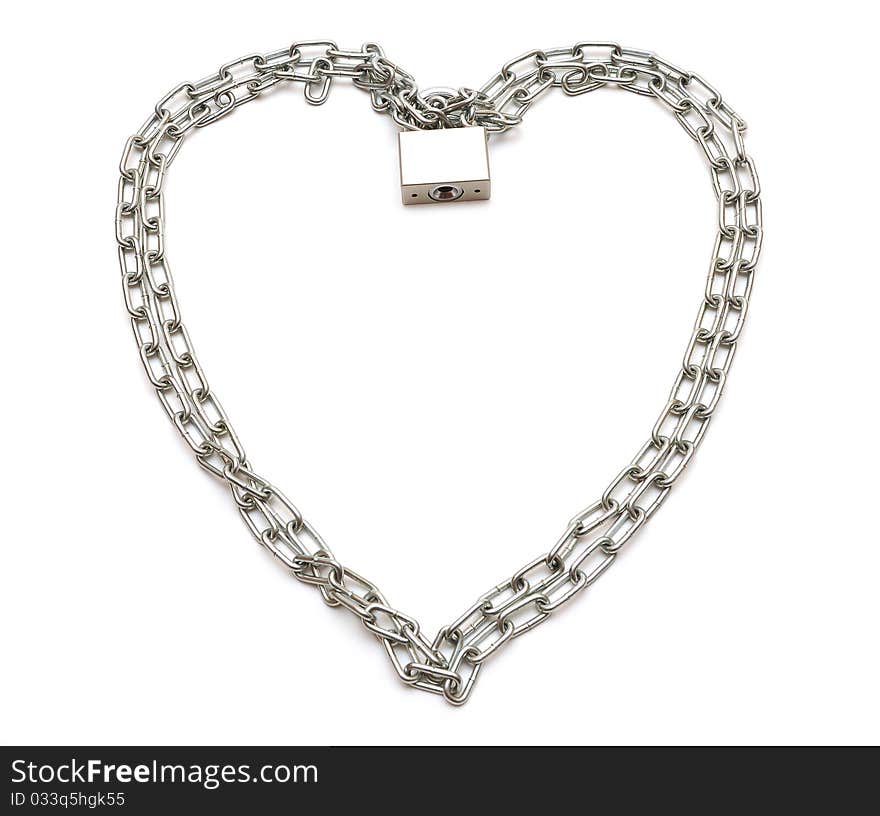 Chain  in the form of heart