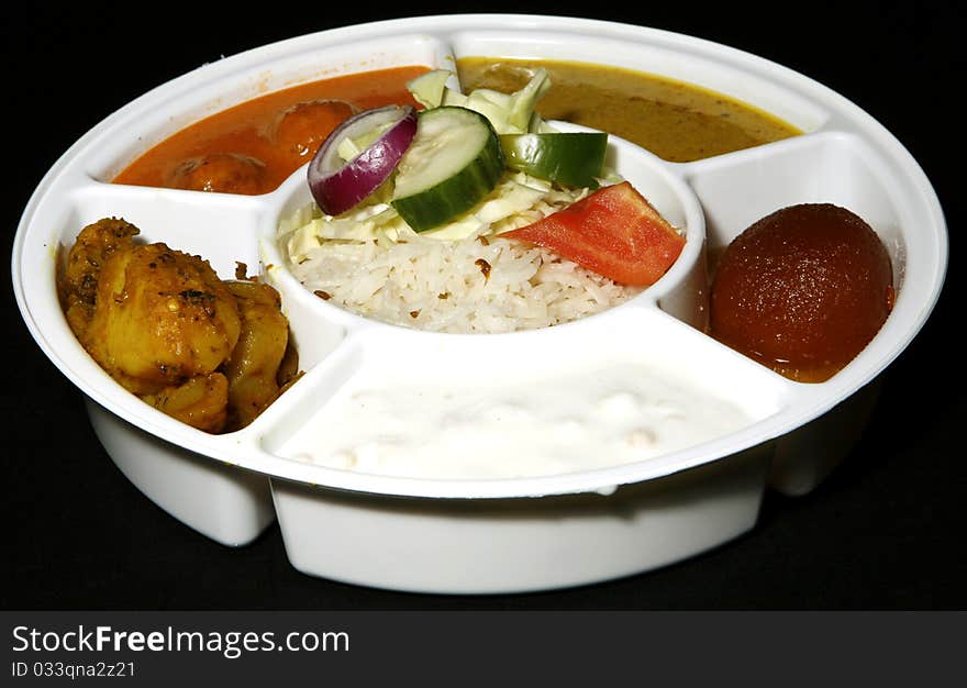 Indian thali combo