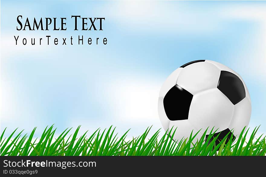 Blue football background. Vector illustration. Blue football background. Vector illustration.