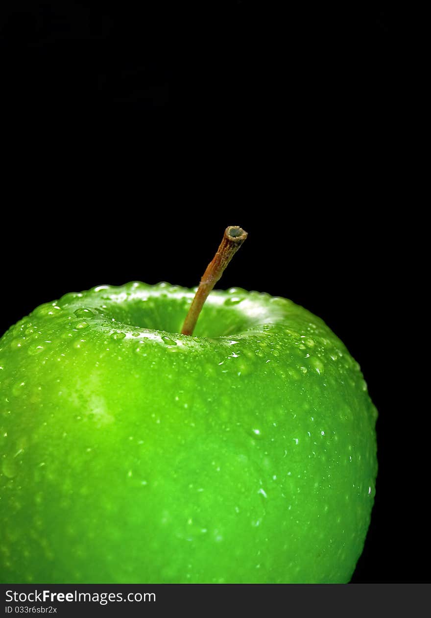 The Juicy green apple.