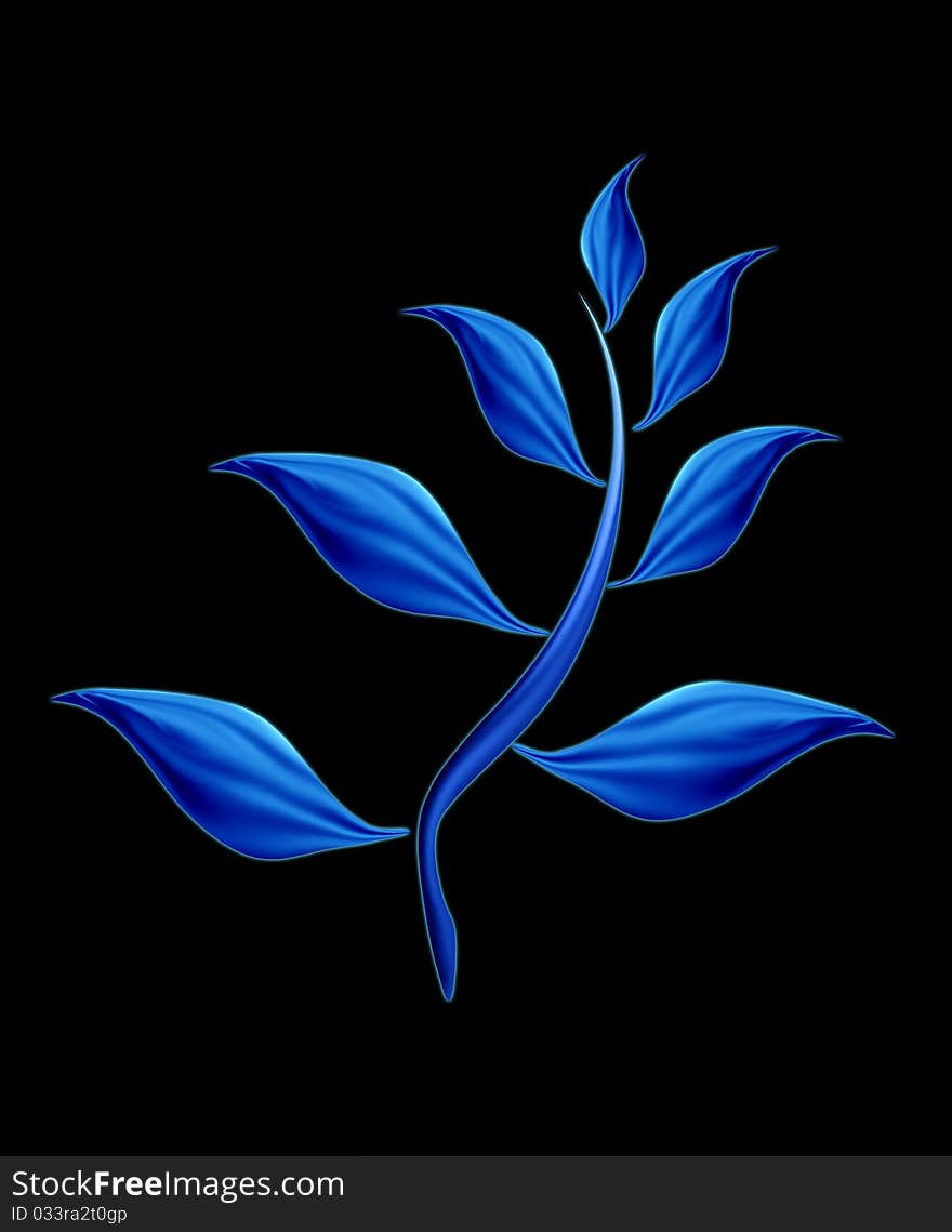 Stylish Blue Plant