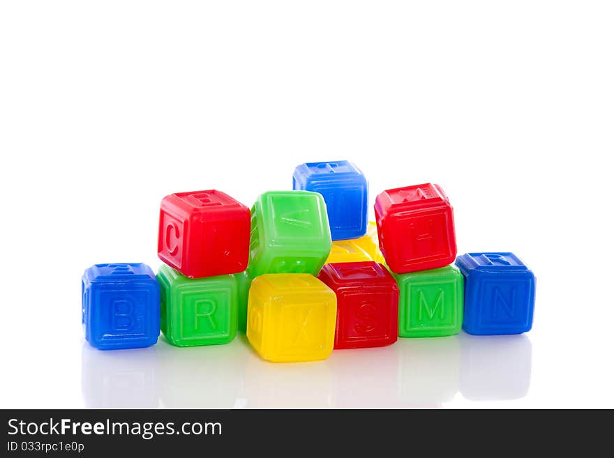 Alphabetic play blocks