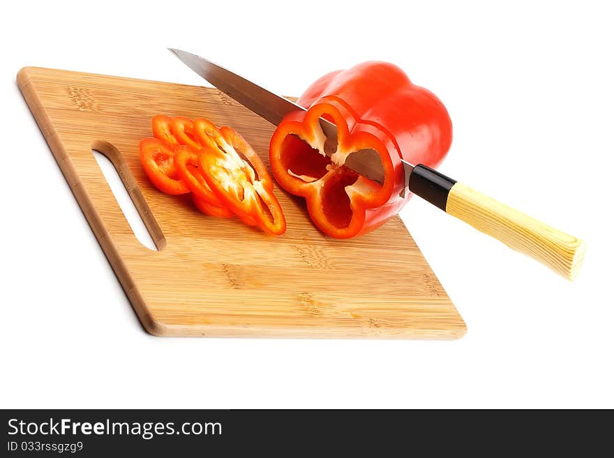 Sliced paprika