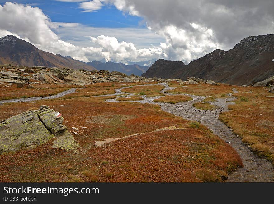 Wetland in the mountains