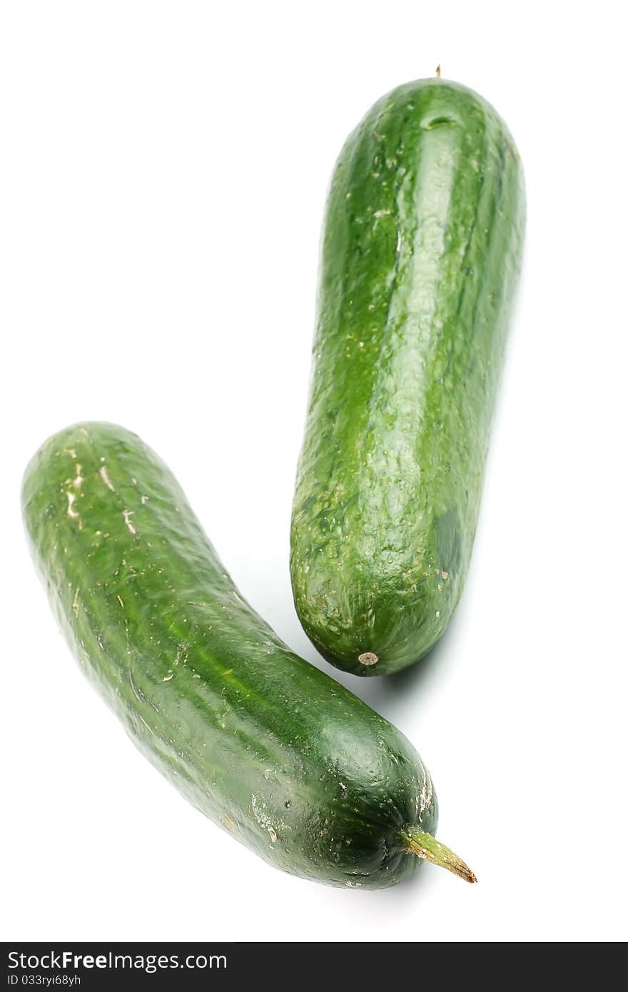 Two cucumbers