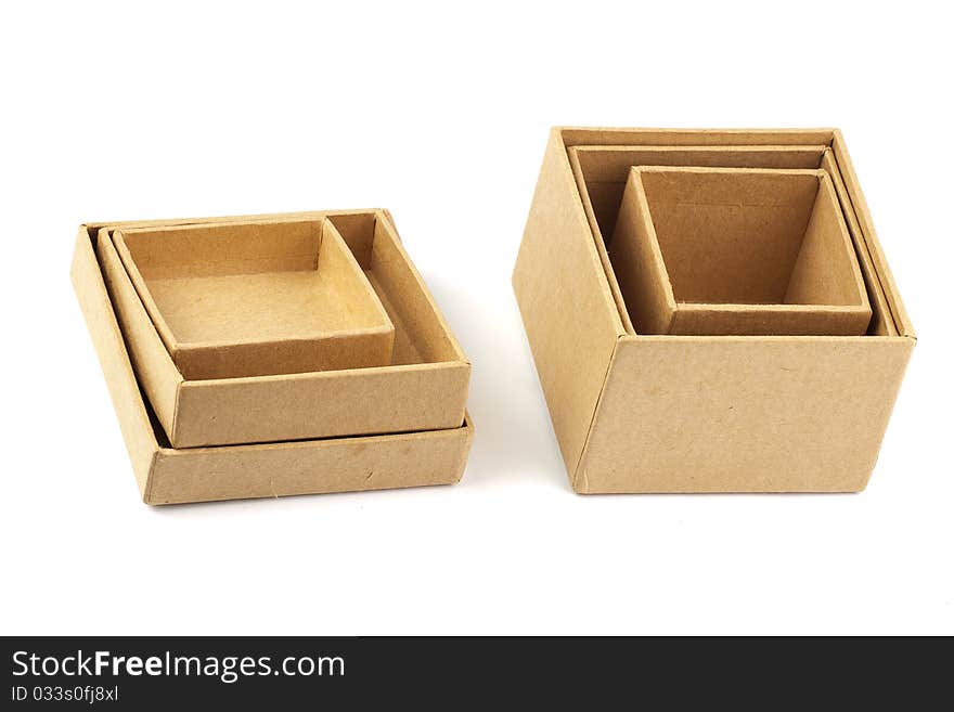 Three Cardboard Boxes