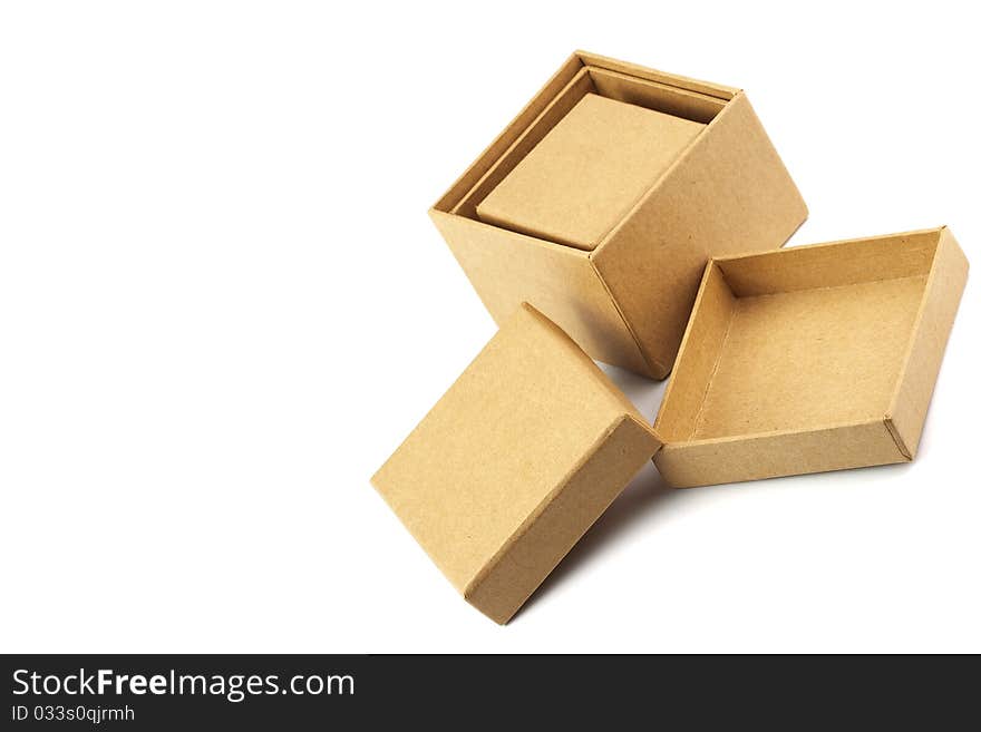 Tthree Cardboard Boxes