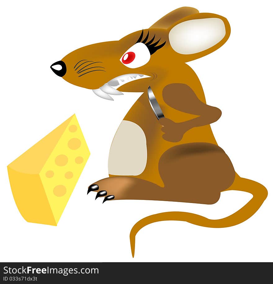 Rat and cheese