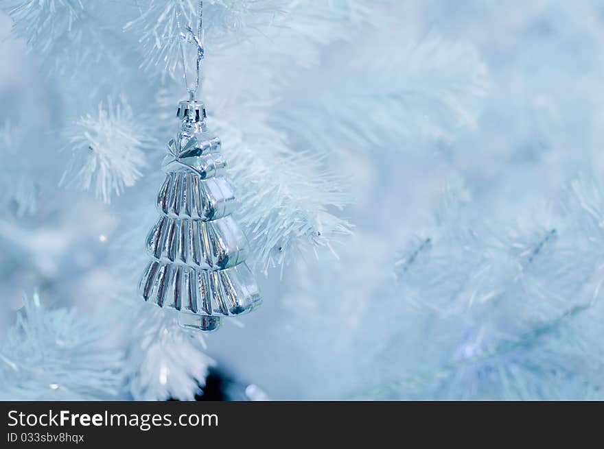 Silver And Blue Tone Christmas