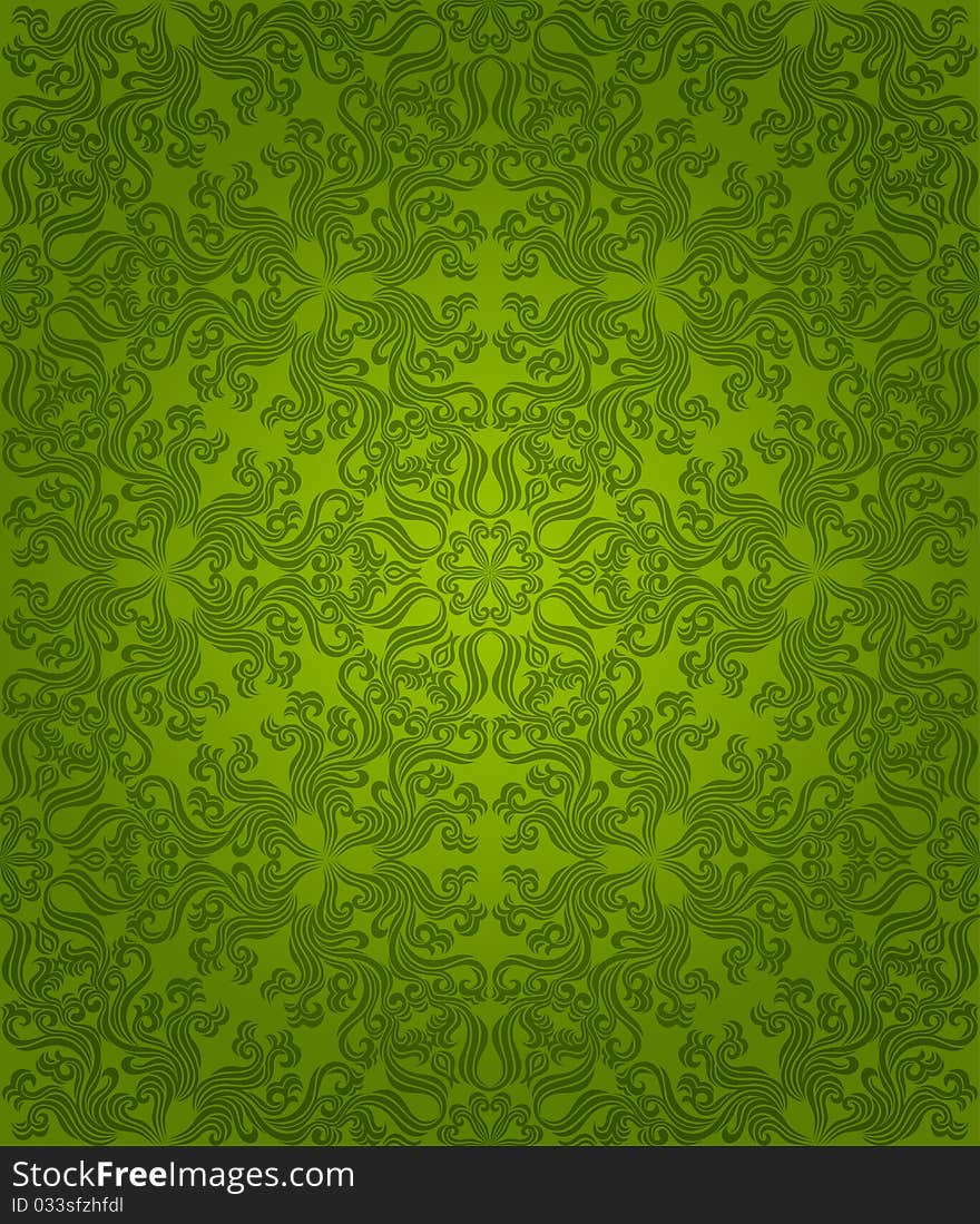 Seamless floral pattern. Vector illustration.