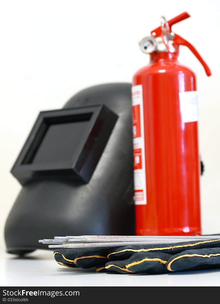 Welding equipment and Fire Extinguisher